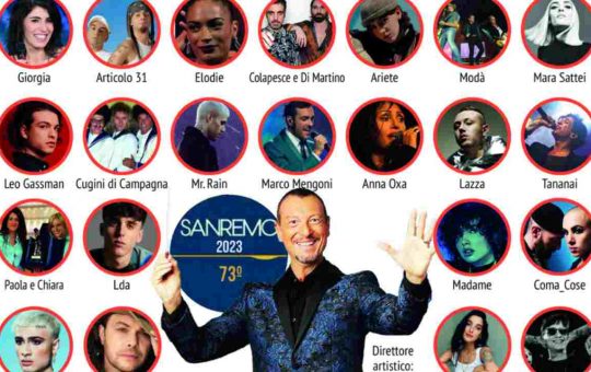 Sanremo 2023 Trio inaspettato