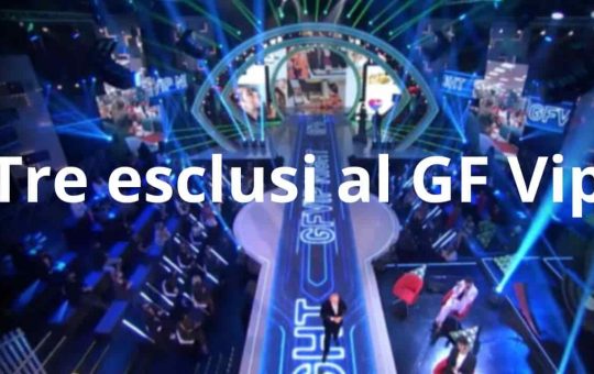 Tre esclusi al GF Vip