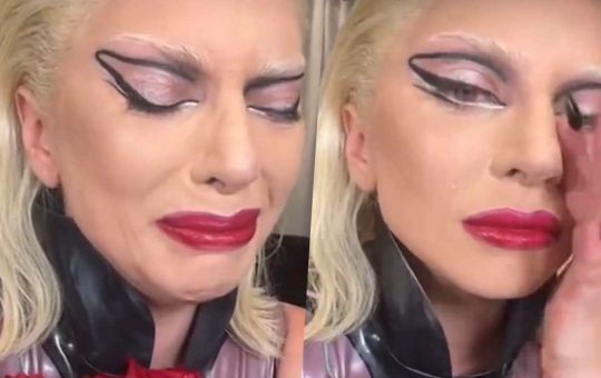 Lady Gaga in lacrime